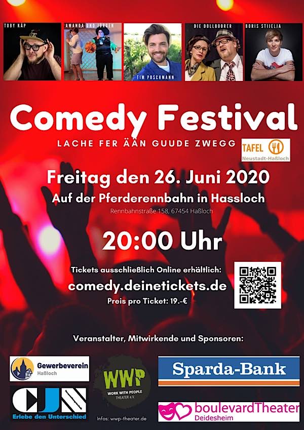 Plakat Comedy Festival (Quelle: GVH)