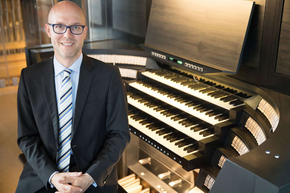 Domorganist Markus Eichenlaub (Quelle: Domkapitel Speyer / Foto: Georg Knoll)