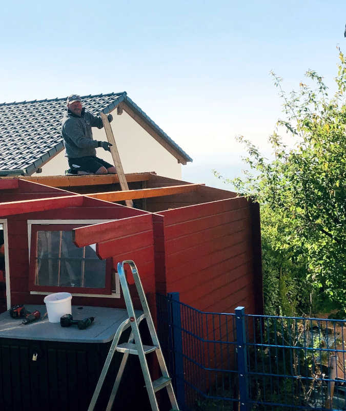 Freddy Braun bei der Arbeit