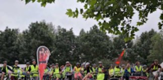 Gruppenfoto Fahrradtour (Foto: Sportbund Pfalz e.V.)