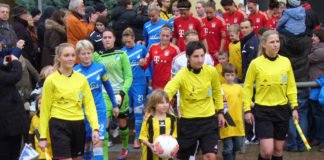 Der FC Bayern bei einem seiner ersten Gastauftritte bei der TSG Hoffenheim, im Dezember 2012. (Foto: Hannes Blank)