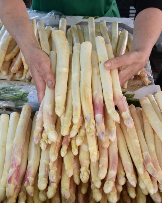 Bildunterschrift: Frische und regionale Lebensmittel gibt’s auf dem Landauer Wochenmarkt! (Quelle: Stadt Landau)