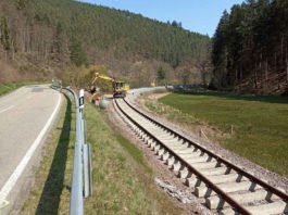 Gleisbauarbeiten (Foto: Kuckucksbähnel Bahnbetriebs GmbH)