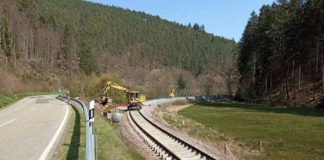 Gleisbauarbeiten (Foto: Kuckucksbähnel Bahnbetriebs GmbH)