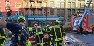 Personenrettung Baseler Platz © Feuerwehr Frankfurt am Main