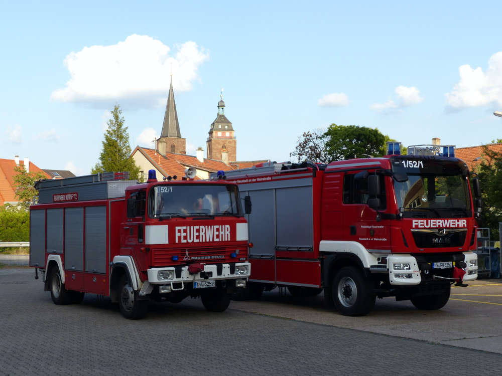 Alt und neu im Vergleich (Foto: Feuerwehr Neustadt)