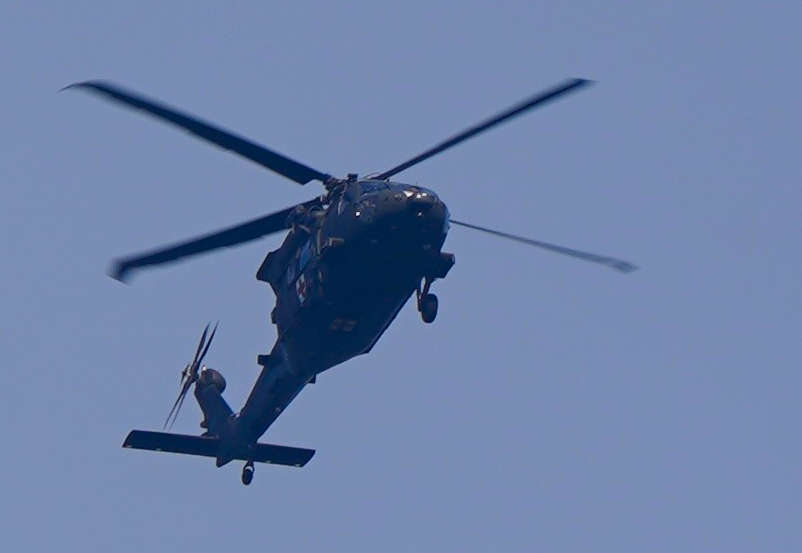 US-Amerikanischer Militärhubschrauber Sikorsky UH-60 Black-Hawk (Foto: Holger Knecht)