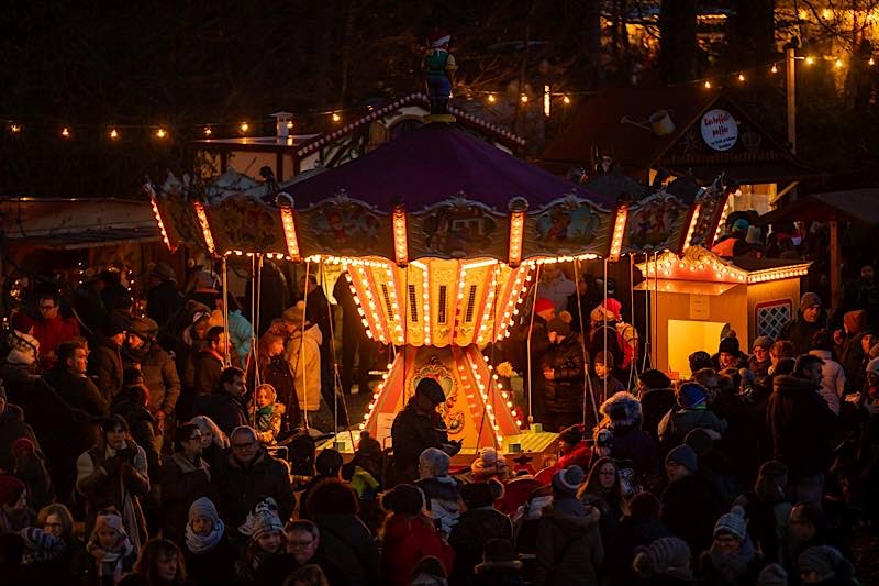 Karussell, Waldweihnacht 2018 (Foto: Landesforsten.RLP.de/Jonathan Fieber)