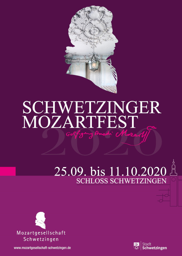 Mozartfest-Plakat (Quelle: Mozartgesellschaft Schwetzingen)