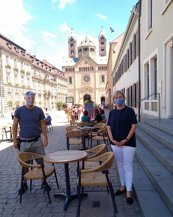 OB Stefanie Seiler und Thor Teile (Foto: Stadt Speyer)