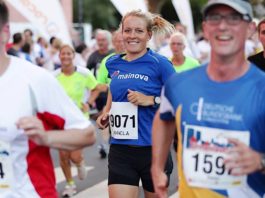 Mainova-Team-Kapitänin und Mitglied der Mainova Energie Akademie Daniela Bleymehl (Quelle: Mainova AG)