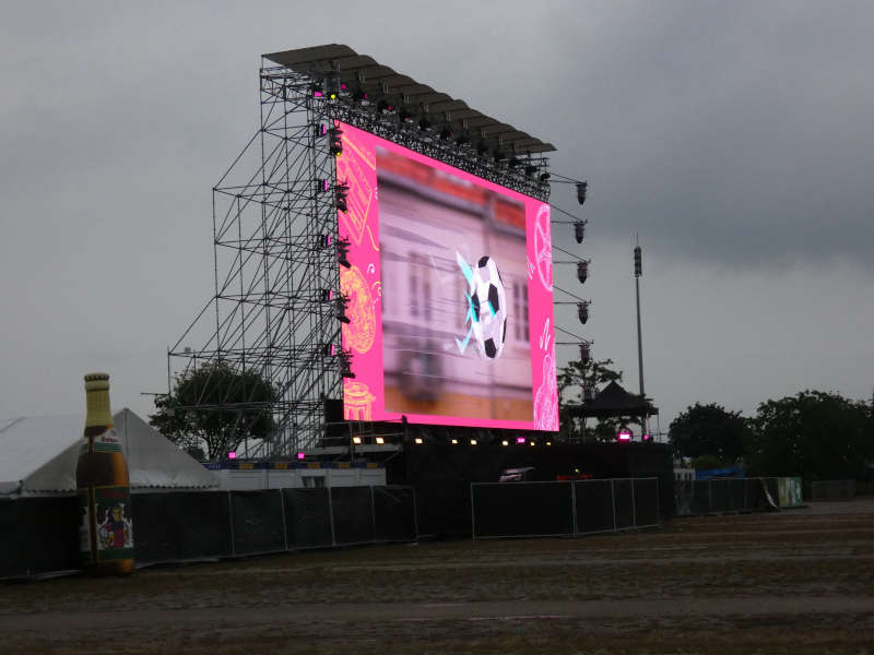 Autokino auf dem Maimarktgelände an der A656 (Foto: Sarah Kohl)