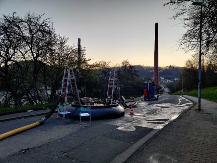 THW Speyer - Wasserübergabepunkt