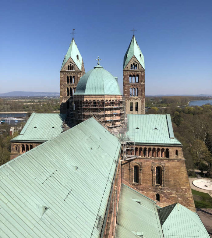 Die Ausblick vom Südwestturm des Speyerer Doms (Foto: Domkapitel Speyer)