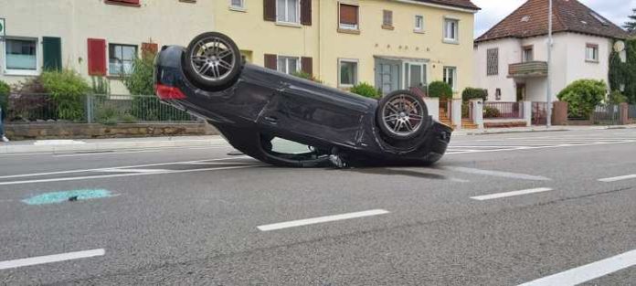 Verkehrsunfall Dammühlstraße Landau