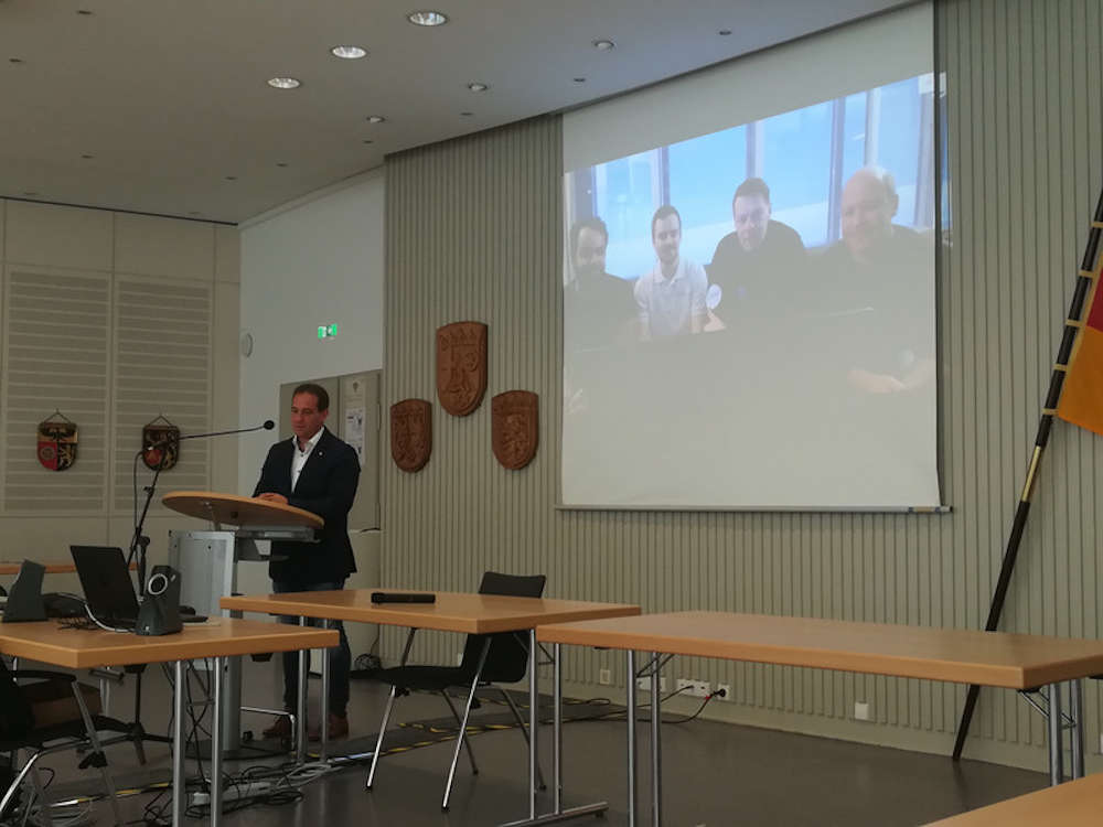 Videokonferenz Neumayer III (Foto: SGD Süd)