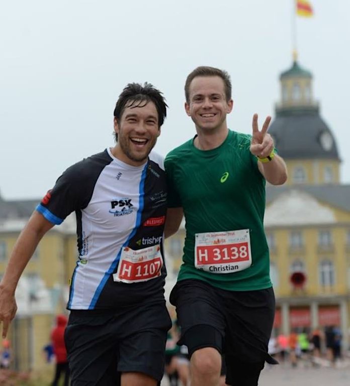 Läufer beim Baden-Marathon (Archivfoto: Marathon Karlsruhe e.V.)
