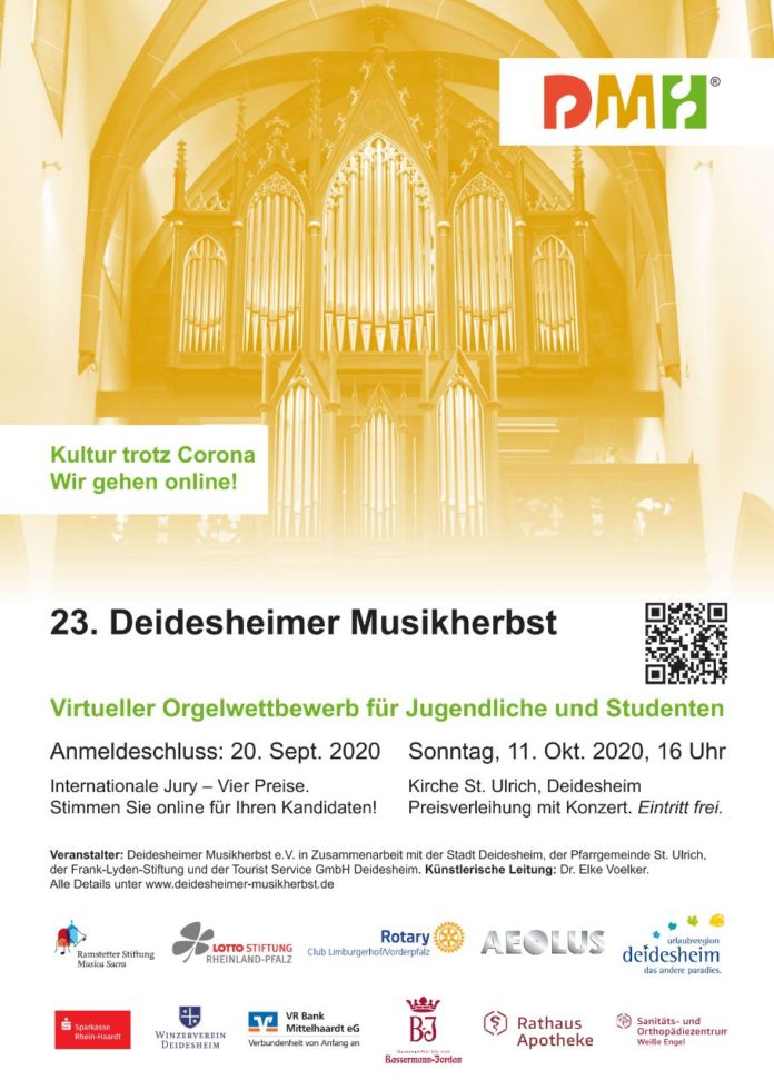 Ausschreibung 23. Deidesheimer Musikherbst