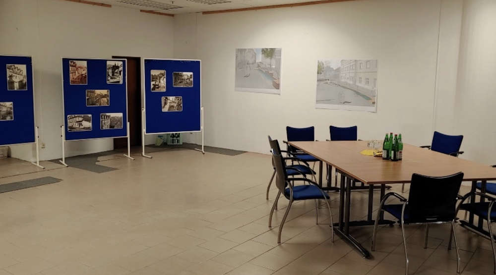 Wasser in die Stadt Info-Büro (Foto: Stadtverwaltung Neustadt)