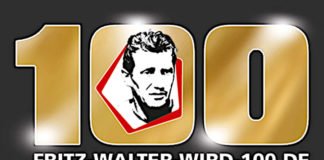 Logo "Fritz Walter wird 100" (Quelle: Fritz-Walter-Stiftung)