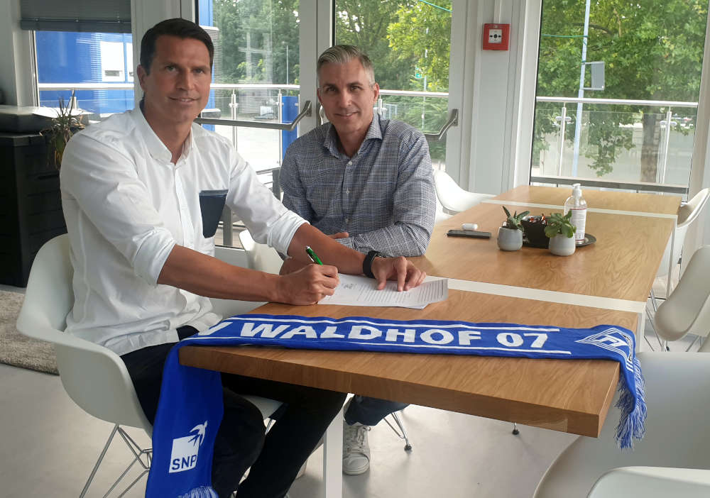 Patrick Glöckner und Jochen Kientz (Foto: SVW Mannheim)