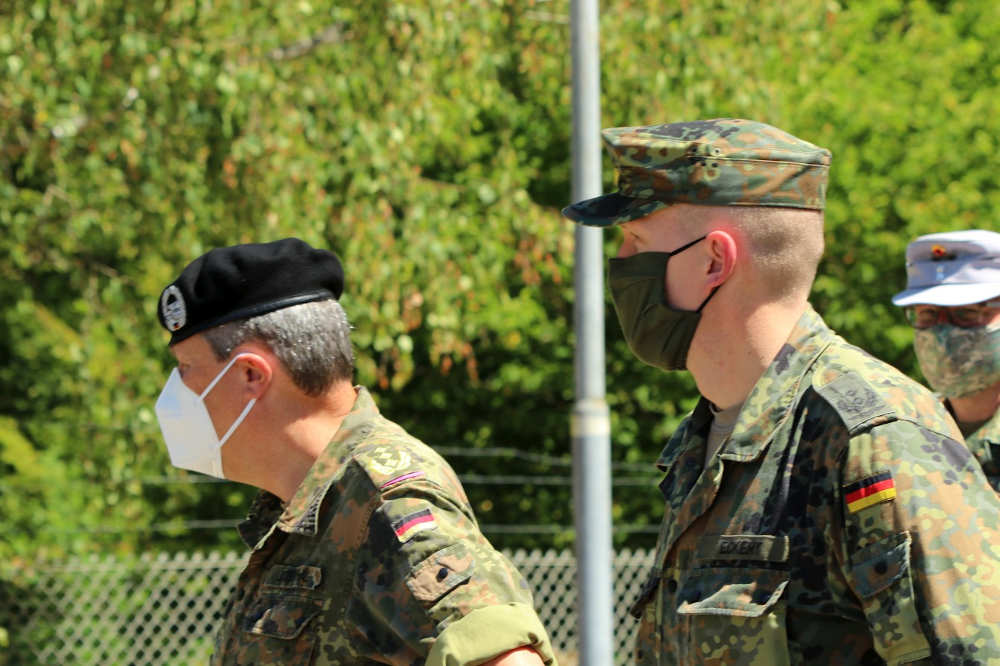 Truppenbesuch Stellv. Generalinspekteur der Bundeswehr Markus Laubenthal (Foto: Bundeswehr/Frank Wiedemann)