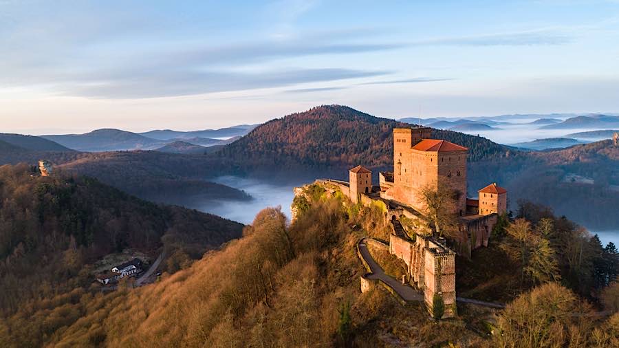 Burg Trifels bei Annweiler (Foto: GDKE Rheinland-Pfalz)