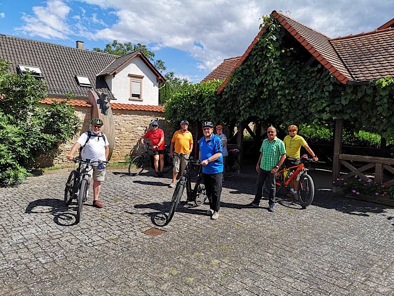 Landratstour in Bissersheim (Foto: Kreisverwaltung Bad Dürkheim)