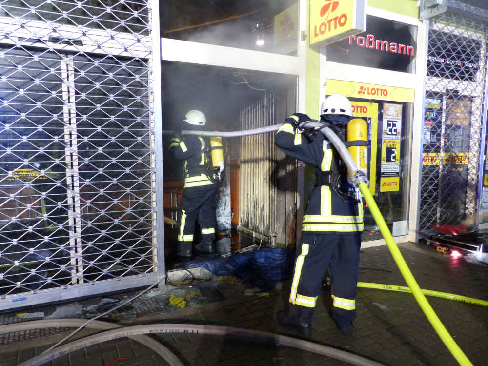 Brand in der Spitalbachstraße (Foto: Feuerwehr Neustadt)