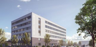 Mit dem Medical Center stärkt BASF den Ausbau des Standorts Ludwigshafen und die Gesundheitsförderung der Mitarbeiter und Nachbarn. (credit: BASF I ash sander hofrichter architekten)