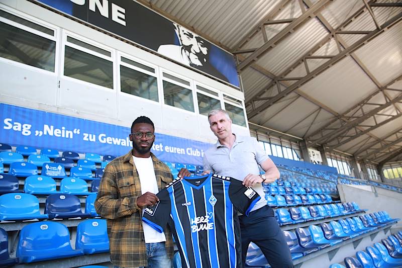 Joseph Boyamba und Jochen Kientz (Foto: SVW Mannheim)