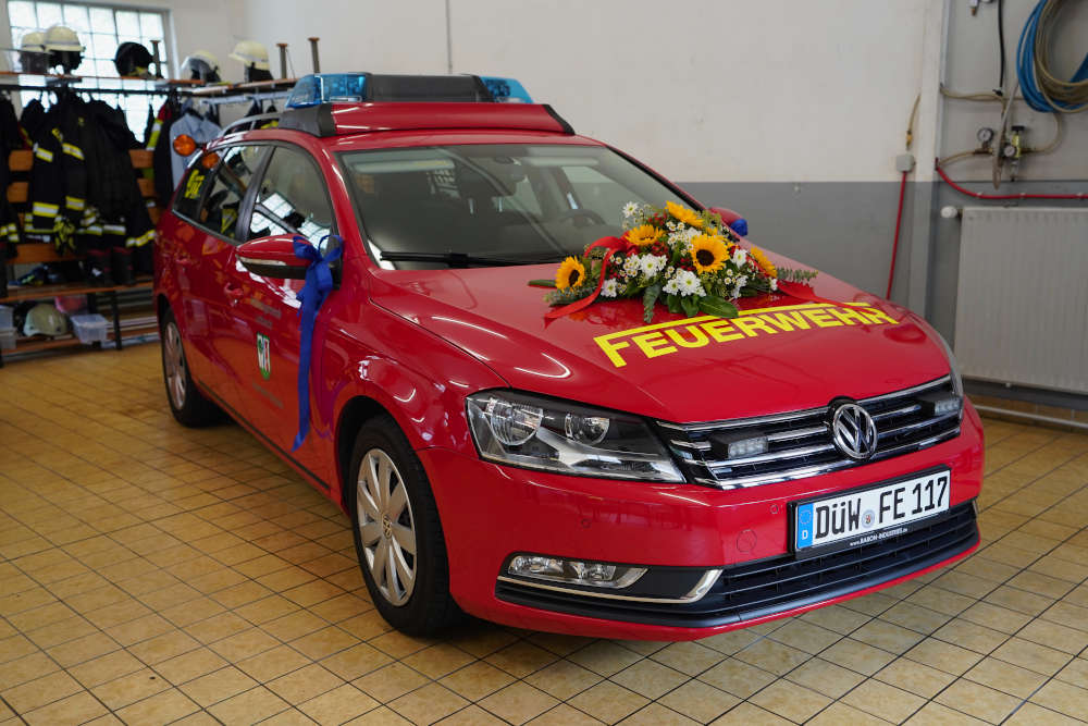 Elmstein Feuerwehrauto Indienststellung (Foto: Holger Knecht)