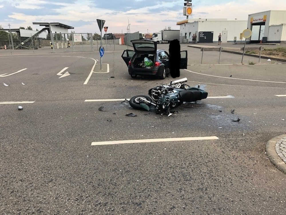 Unfallstelle (Foto: Polizei RLP)