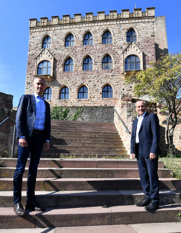 Dr. Kristian Buchna und Minister Prof. Dr. Konrad Wolf (Foto: Kai Mehn)