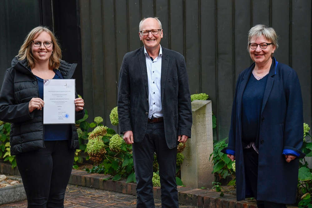 Innovative Projekte Nachbarschaftszentrum Pauluskirche Haßloch mit OKR Wüst (Foto: Klaus Bolte)