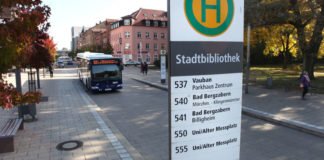 Der Busverkehr wird während der Bauzeit über die Industriestraße umgeleitet. (Quelle: Stadt Landau)