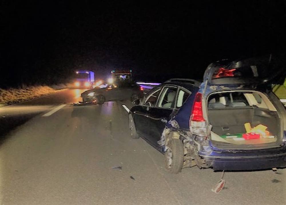 Die Unfallstelle (Foto: Polizei RLP)