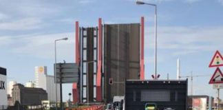 Betriebsstörung Diffenébrücke (Foto: Stadt Mannheim)