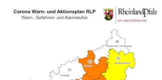 Neuinfektionen pro 100.000 Einwohner in den letzten 7 Tagen, Grafik vom 16.10.2020 (Quelle: MdI)