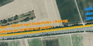 Während der kompletten Herbstferien ist die Abfahrt Dudenhofen-Süd voll gesperrt. Die Umleitung erfolgt über die Abfahrt Dudenhofen-Nord. (Quelle: LBM Speyer)