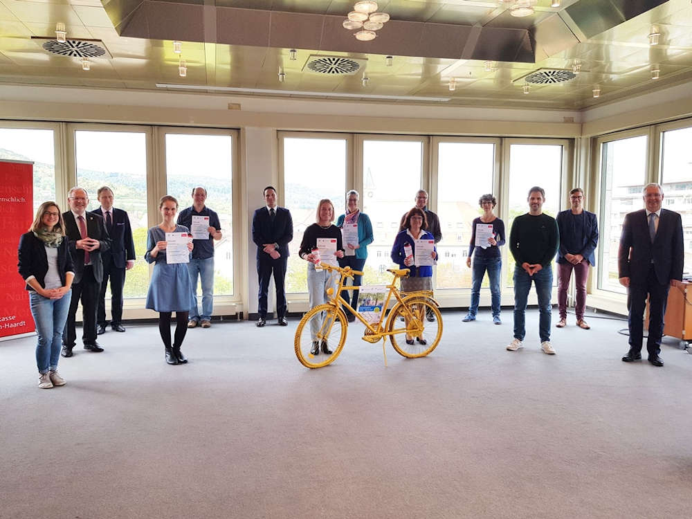 STADTRADELN-Sparkassen-Klimaschutzpreis Schulen 2020 (Foto: Sparkasse Rhein-Haardt)