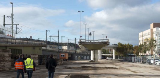 Baustellenabnahme am 27.10.2020 (Foto: Stadt Ludwigshafen)