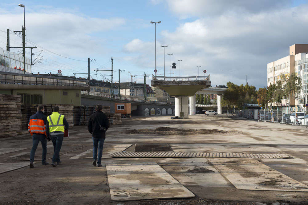 Baustellenabnahme am 27.10.2020 (Foto: Stadt Ludwigshafen)