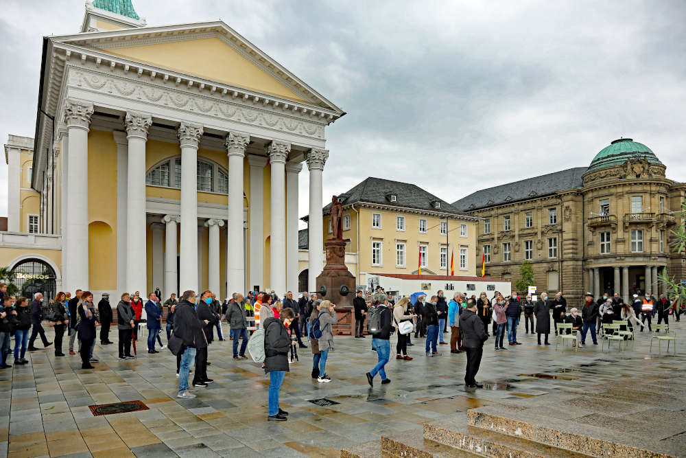 Karlsruhe Marktplatz Eröffnung 2020 (Foto: Klaus Eppele)