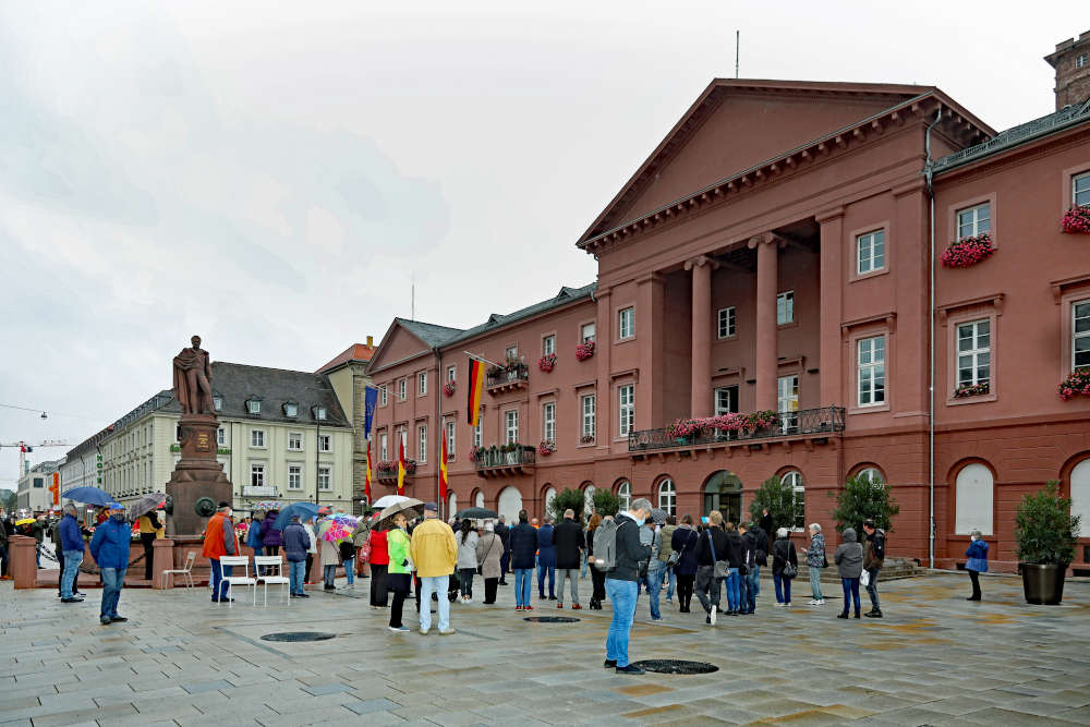 Karlsruhe Marktplatz Eröffnung 2020 (Foto: Klaus Eppele)