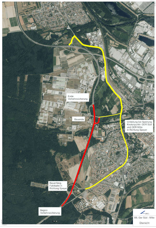 Umleitung (Quelle: LBM Speyer)
