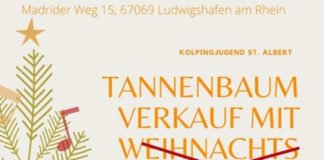 Tannenbaumverkauf 2020 (Quelle: Kolpingjugend St. Albert Ludwigshafen)