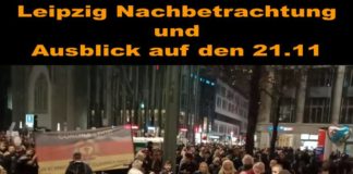 7.11.2020 Leipzig Nachbetrachtung und Ausblick auf den 21.11