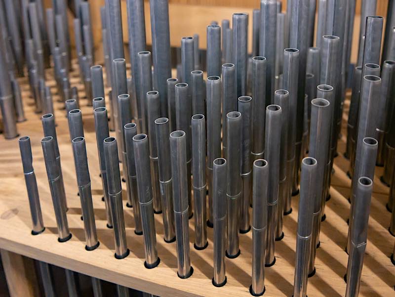 Die Cornett Orgelpfeifen (Foto: Joachim Weller)