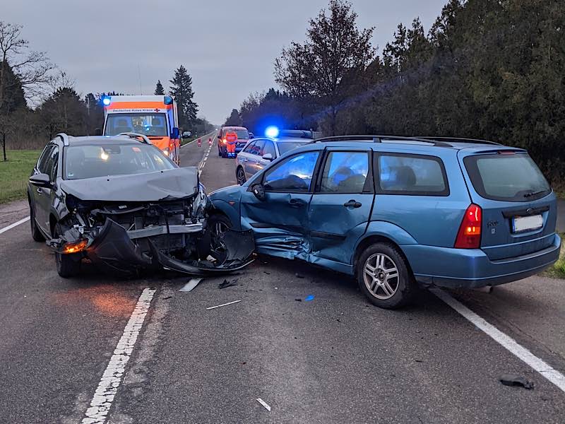 Die Unfallstelle (Foto: Polizei RLP)